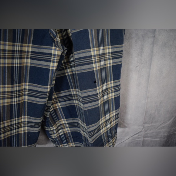 Vintage Bugle Boy Plaid Bermuda 90's Flat Front Shorts Size 38 - Picture 3 of 4